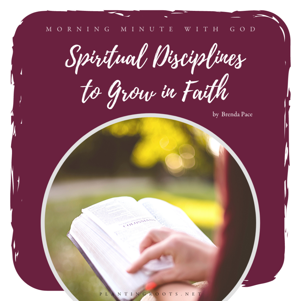 Spiritual Disciplines to Grow in Faith