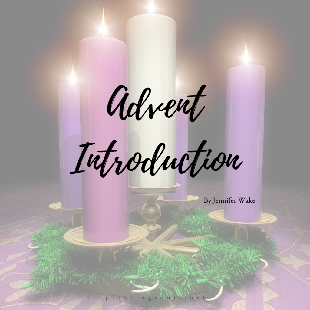 Advent wreath and candles