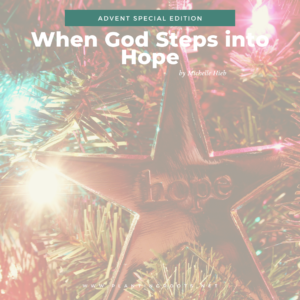 Hope star on christmas tree