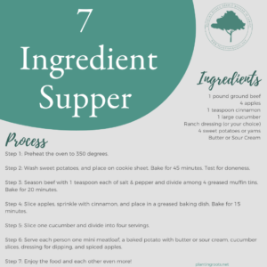 7 Ingredient Supper